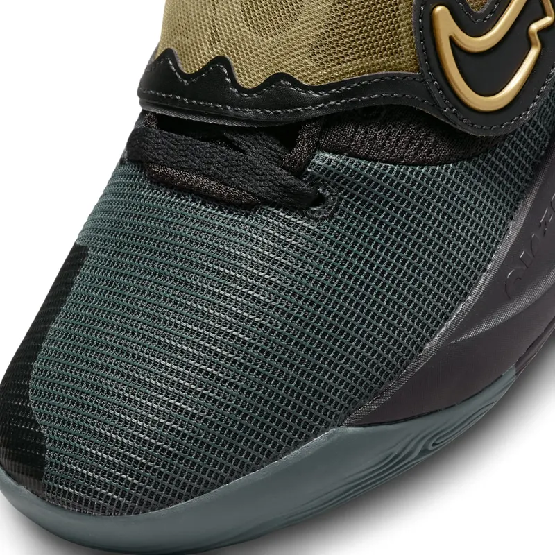 Nike KD Trey 5 X Black Metallic Gold Green (DD9538-010)
