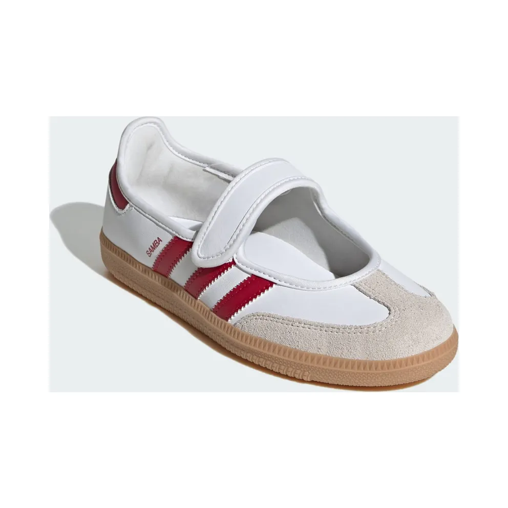 Adidas Samba Jane Kids Cloud White / Team Victory Red / Gum (KJ2658)