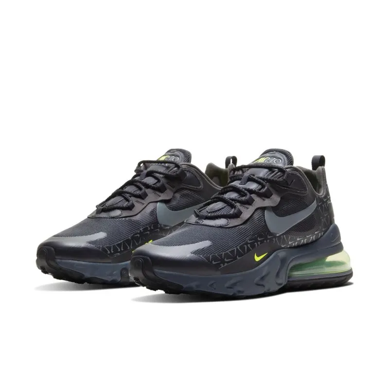 Nike Air Max 270 React Just Do It Pack Black Black/Wolf Grey-Green-Volt (CT2538-001)