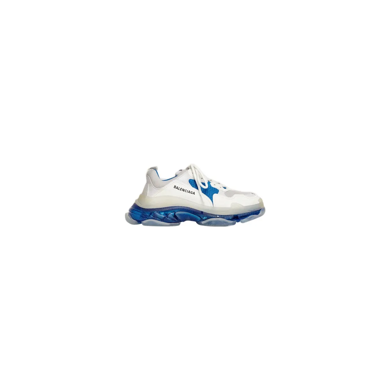 Balenciaga Triple S Clear Sole Blue (W) (2)