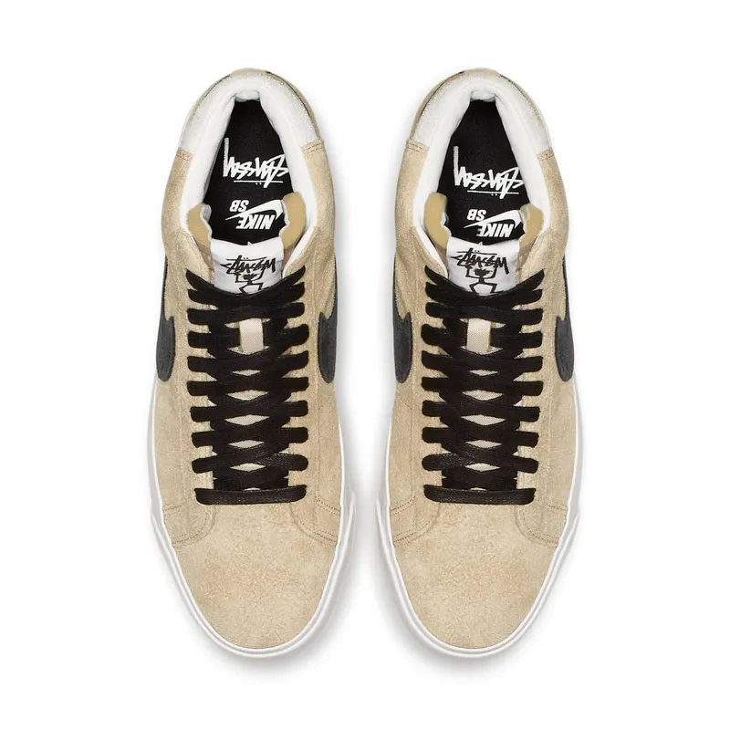 Nike SB Zoom Blazer Mid Stussy Midwest Gold/Black (AH6158-700)