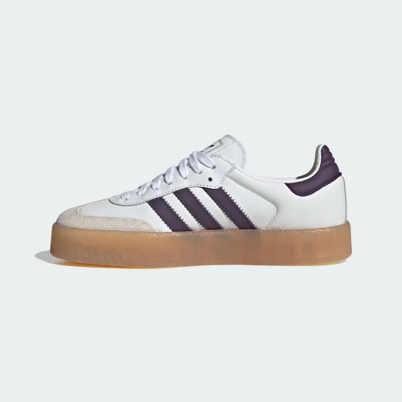 adidas Sambae White Off White Aurora Plum (JS3941)