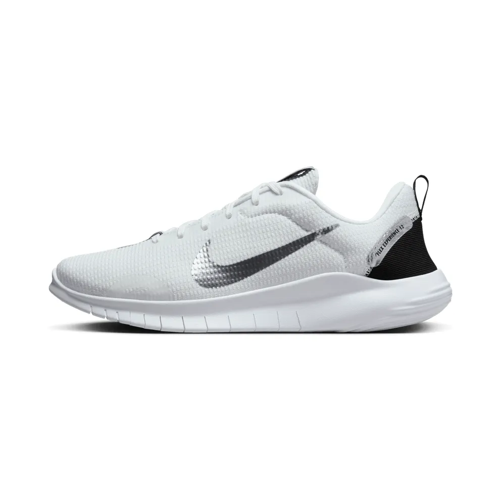 Nike Flex Experience Run 12 Premium Summit White Black White Metallic Silver (FZ2114-100)