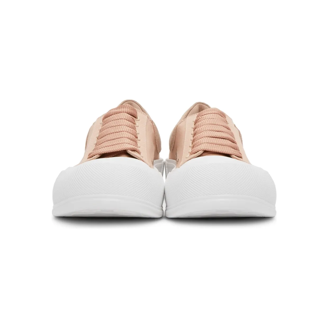 Alexander McQueen Pink Deck Lace Plimsoll Sneakers (654593W4PQ1) (2)