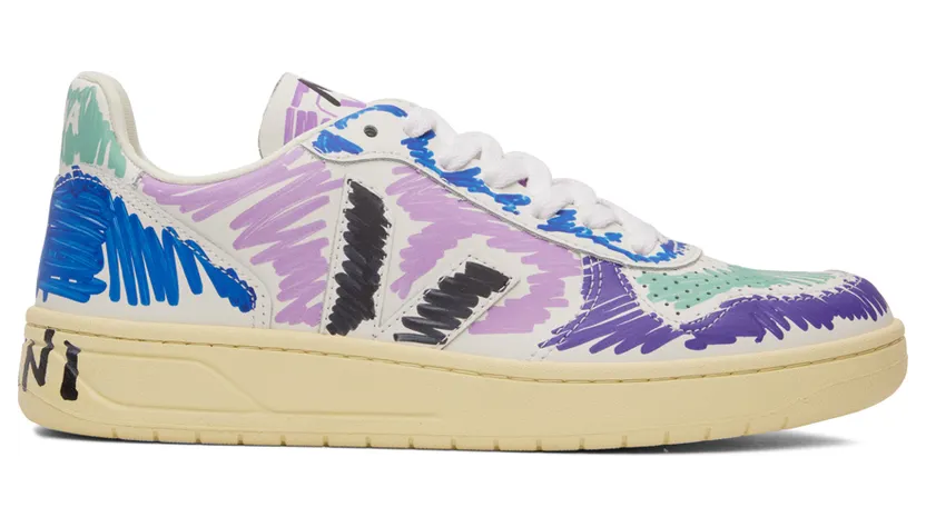 Marni Multicolor Veja Edition V-10 Sneakers (VXMS-3081B-V1020)