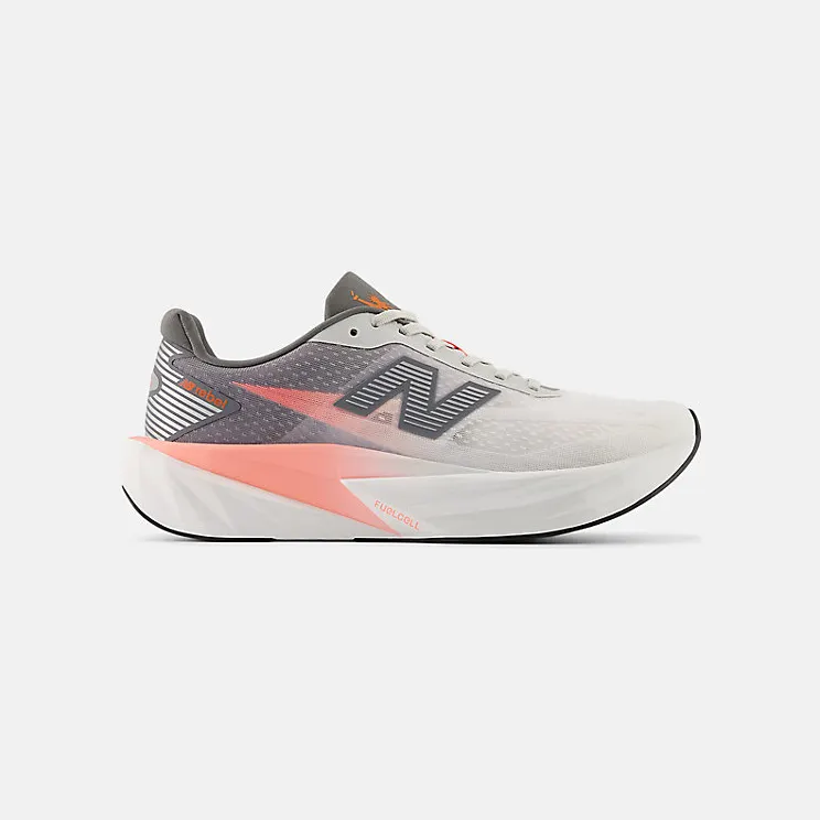 New Balance TCS NYC Marathon FuelCell Rebel v5 Grapefruit Grey Matter Poppy (MFCXNY5)
