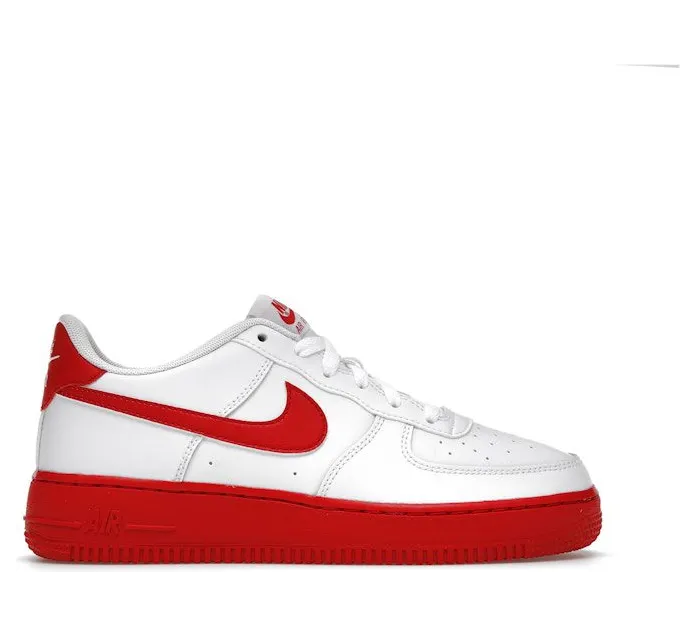 Nike Air Force 1 Low White Red Midsole (CV7663-102)