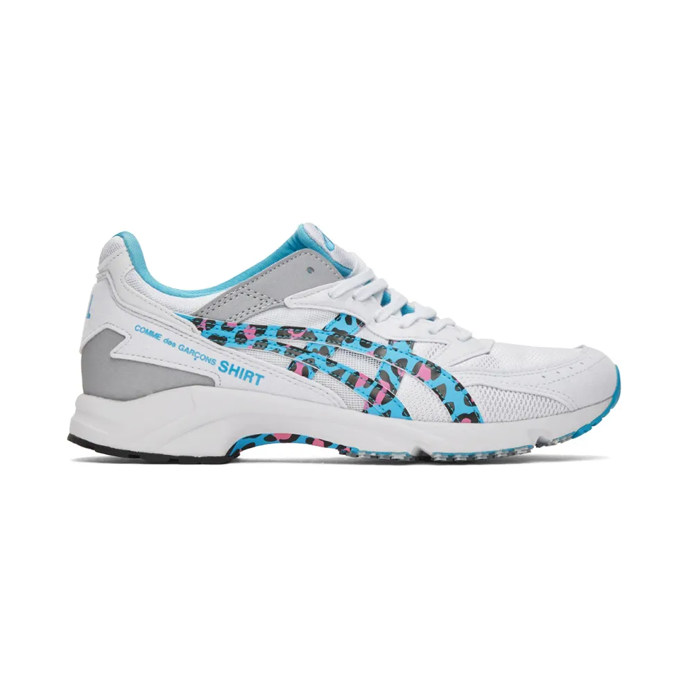 Comme des Garçons Shirt White & Blue Asics Edition Tarther (FH-K100-1)