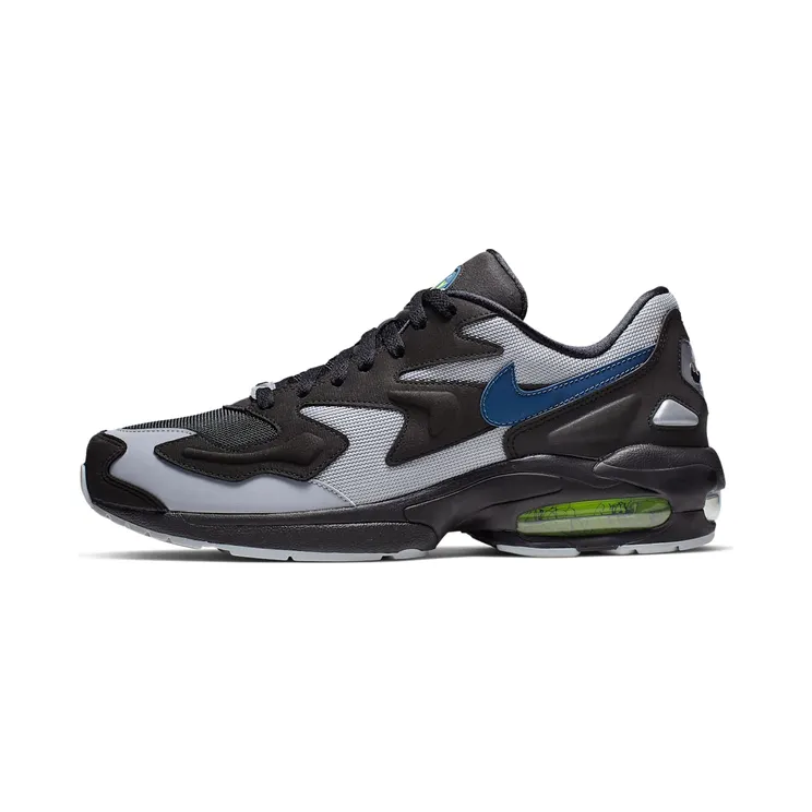 Nike Air Max2 Light “Black / Wolf Grey / Volt / Thunderstorm” (AO1741-002)
