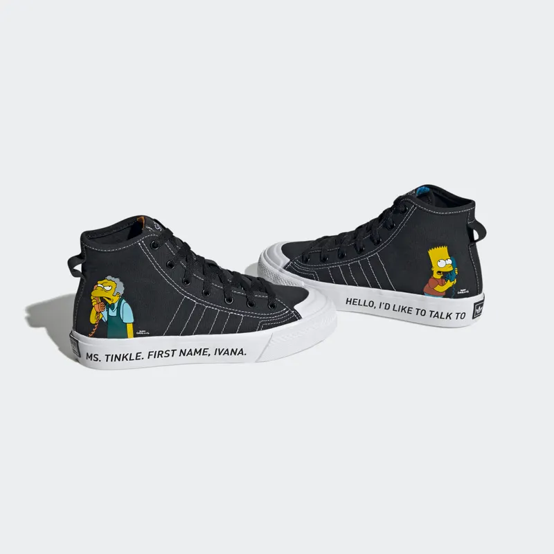 Adidas Nizza Hi RF Core Black / Core Black / Cloud White (GZ3538)