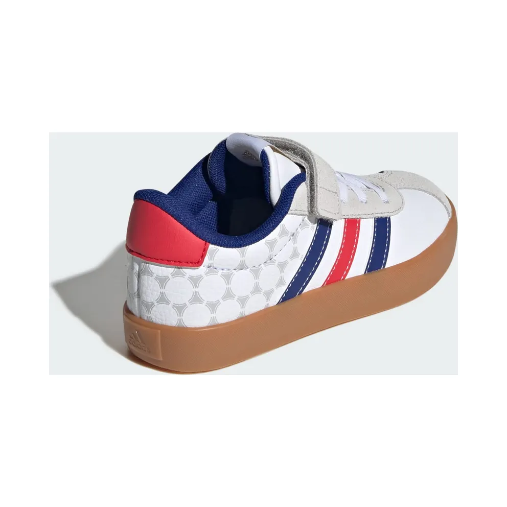 Adidas VL Court 3.0 Kids Cloud White / Pure Ruby / Mystery Ink (KI5707)