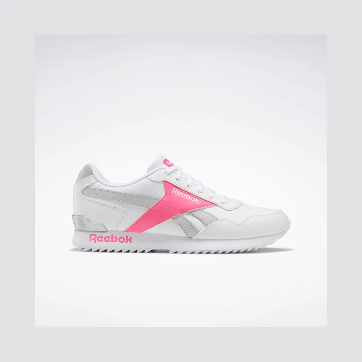 Reebok Royal Glide Ripple Clip Schoenen White / Pure Grey 2 / Solar Pink