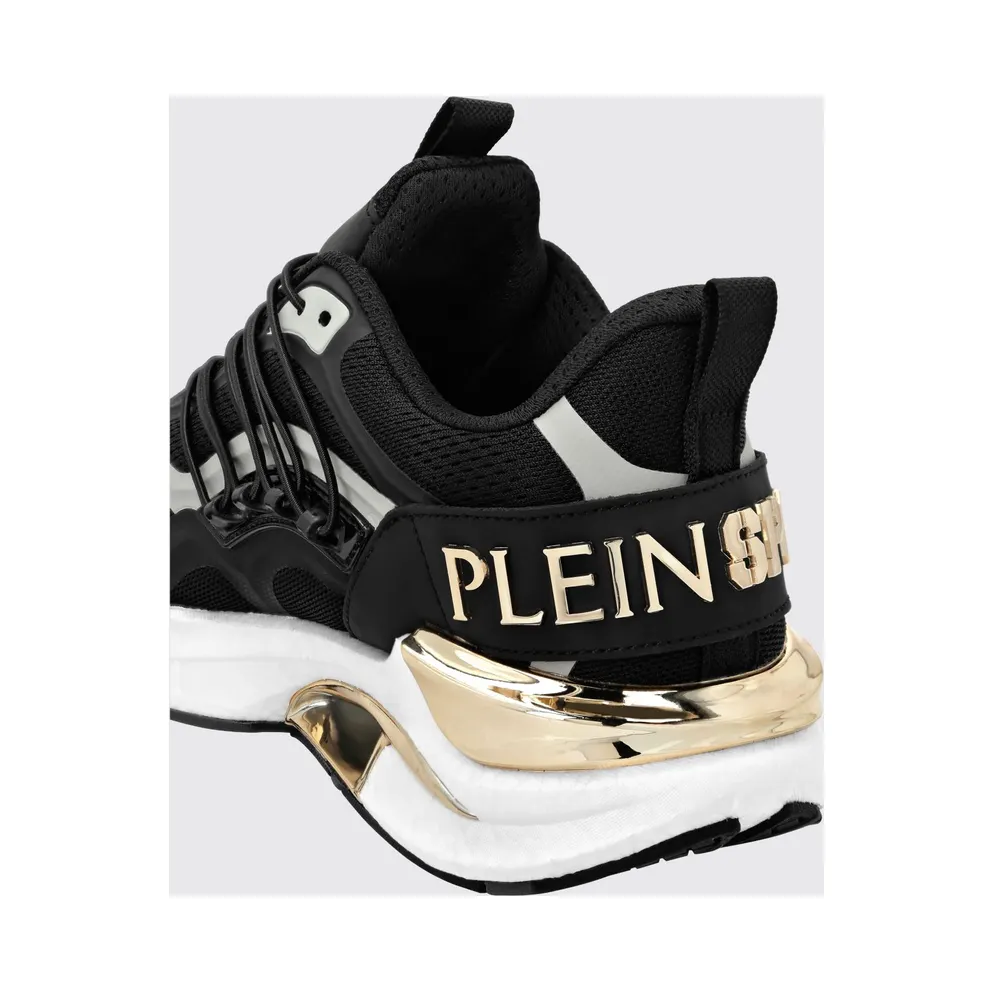 Plein Sport Air Pressure Gen. X.04 Low-Top in Mesh with Chunky Sole Black (SAESUSC0736STE003N0293)