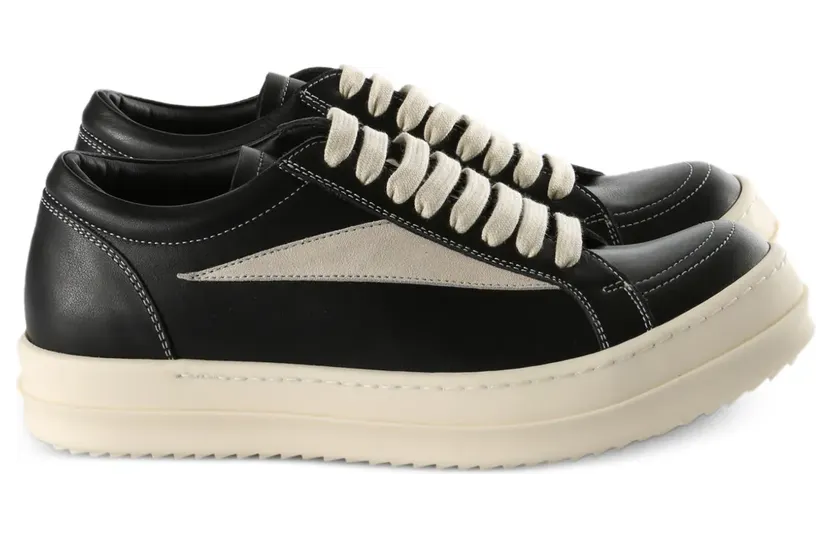 Rick Owens mit Einsätzen “Black” (RP01F6888LCOLVS)