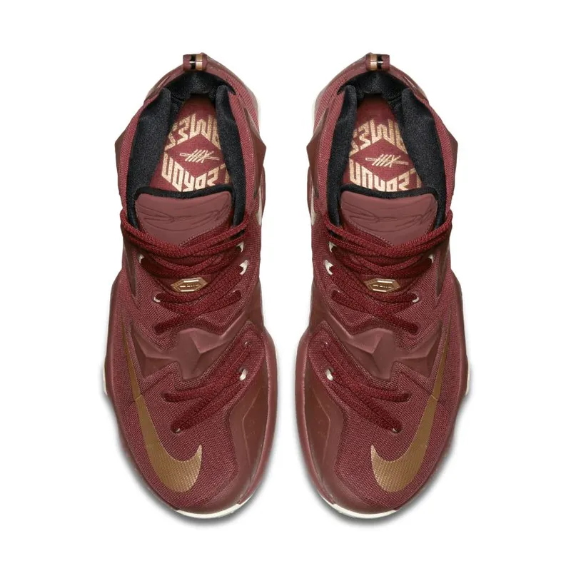 Nike LeBron 13 Bronze Team Red/Metallic Red Bronze-Black (807219-690)