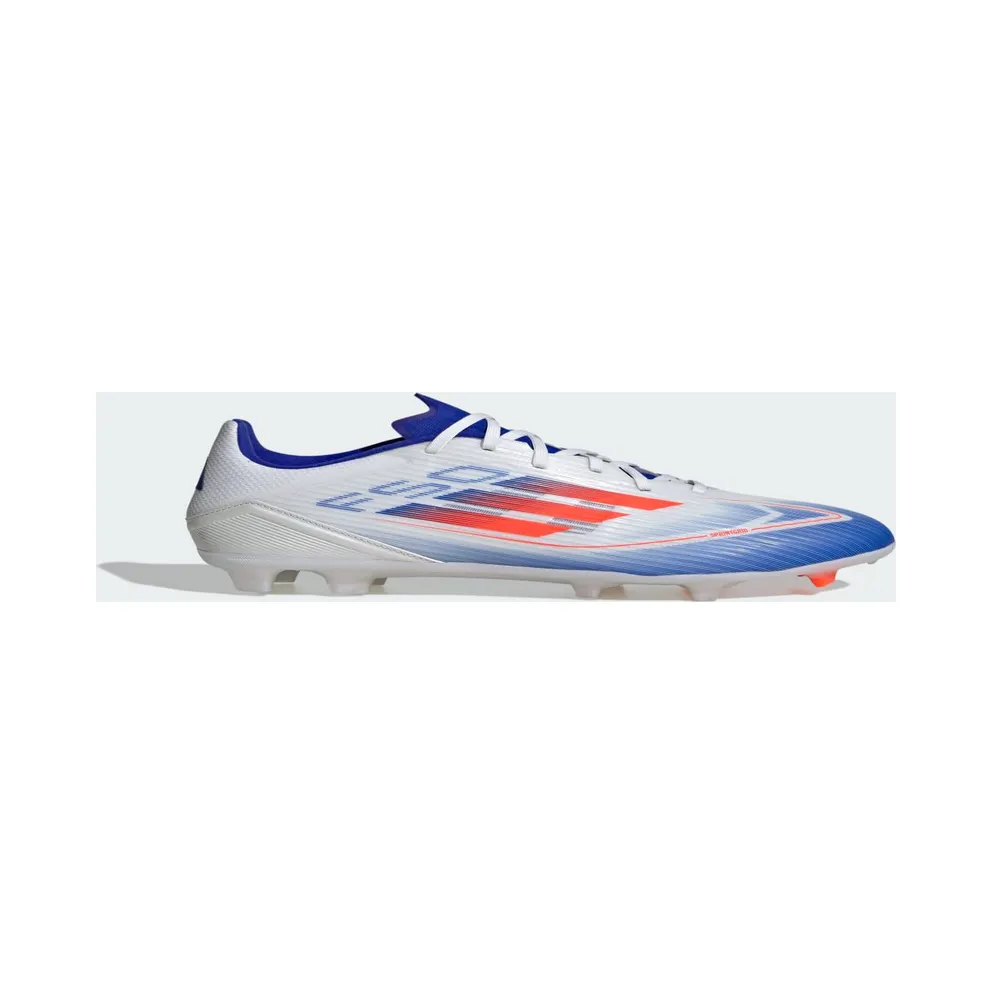 adidas F50 League Firm/multi-ground Boots “Cloud White / Solar Red / Lucid Blue” (IE0601)