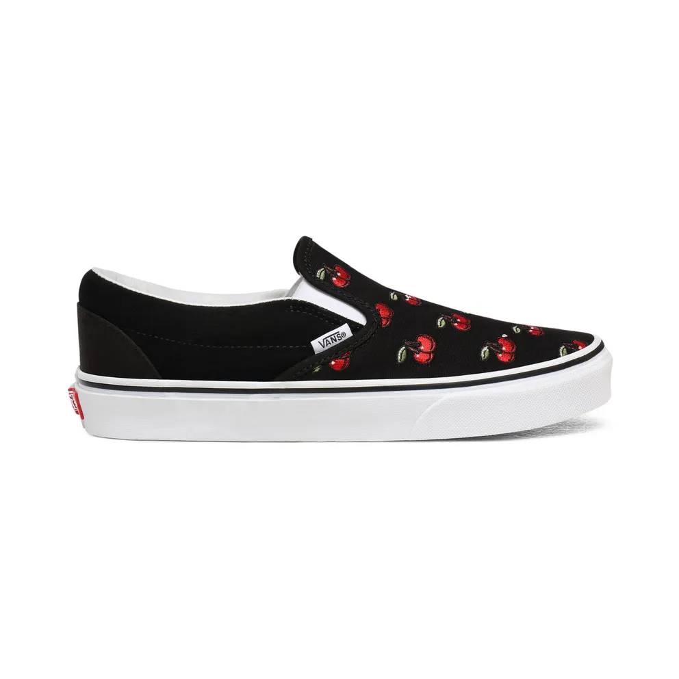 VANS Cherries Classic Slip-on Schuhe (Schwarz)