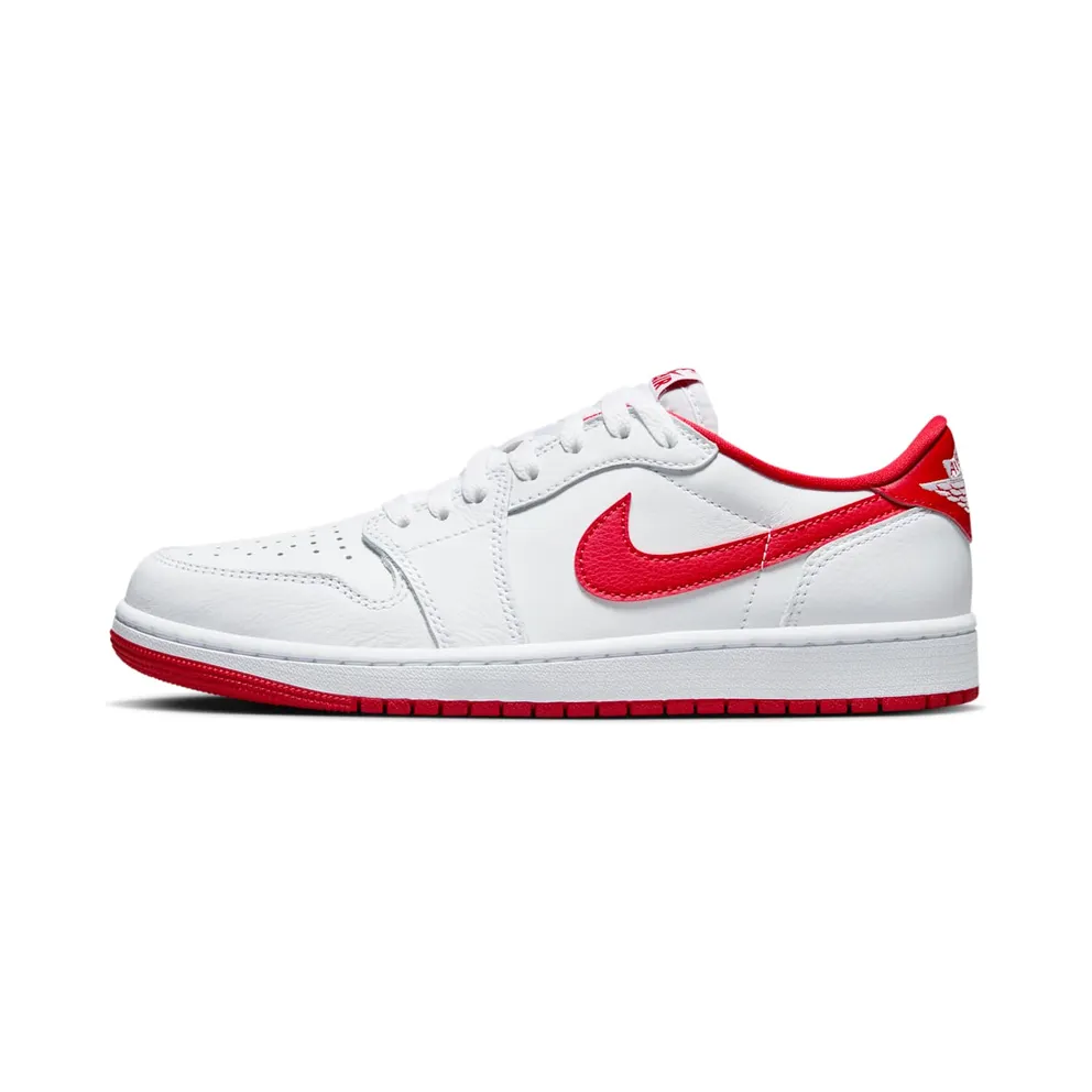 Air Jordan 1 Low OG White/White/University Red (CZ0790-161)