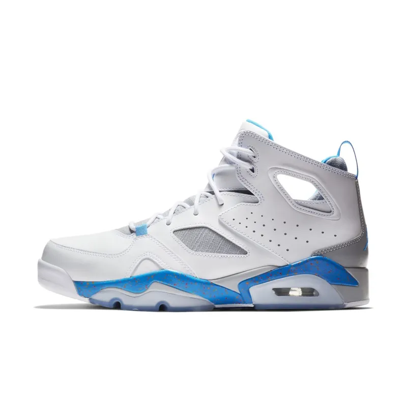 Jordan Flightclub 91 White Signal Blue White/Signal Blue-Wolf Grey (555475-104)