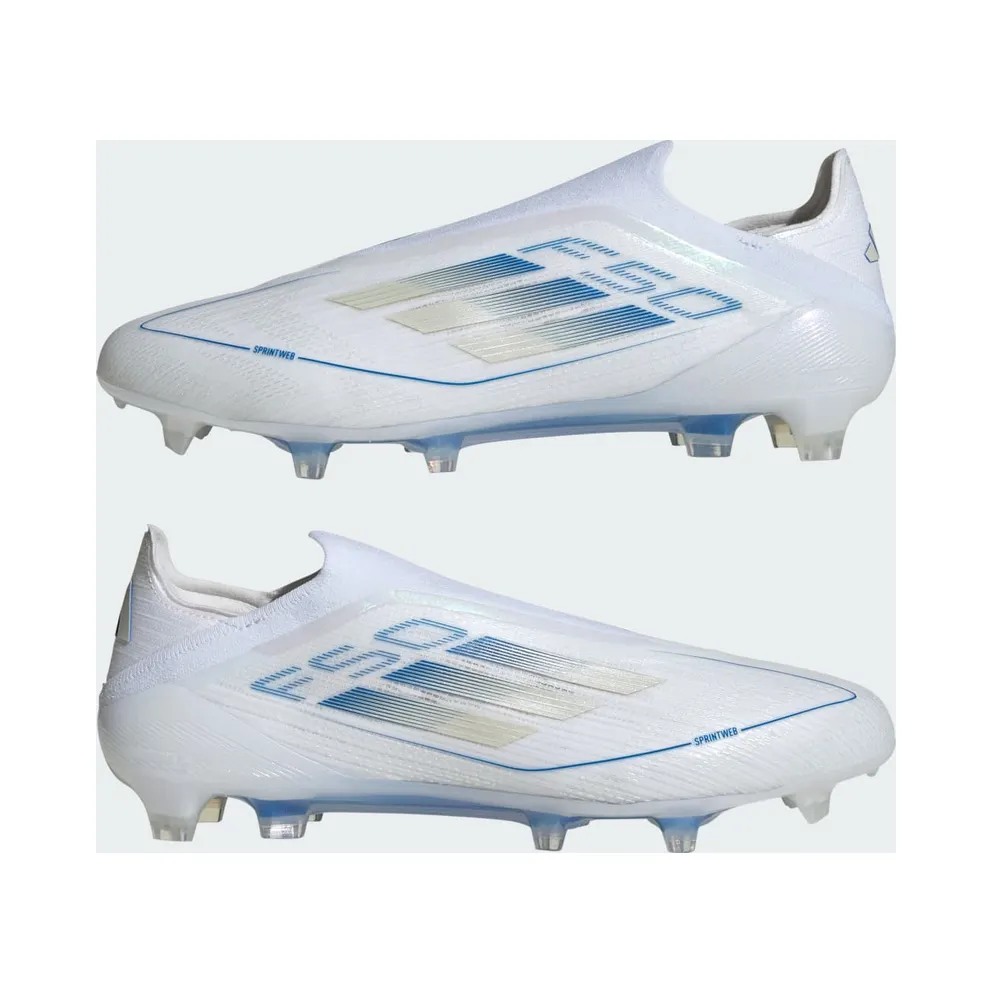 adidas F50 Elite Laceless Firm Ground Boots “Cloud White / Pearl Met. / Cloud White” (IE1216)
