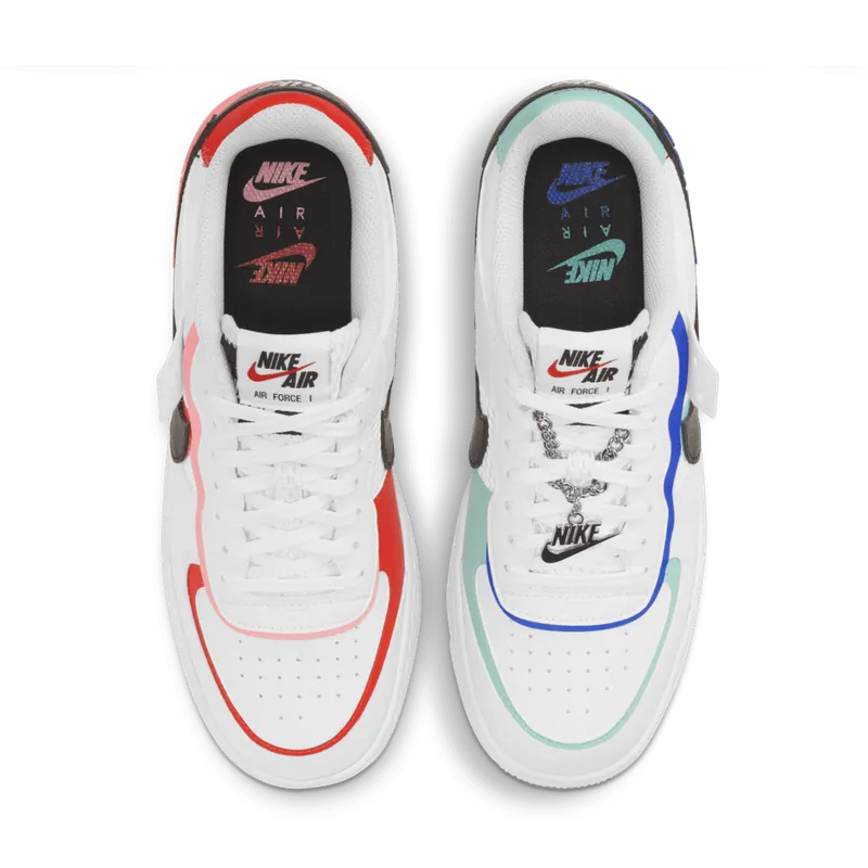 Nike Air Force 1 Shadow White Blue Black (W) (DH1965-100)