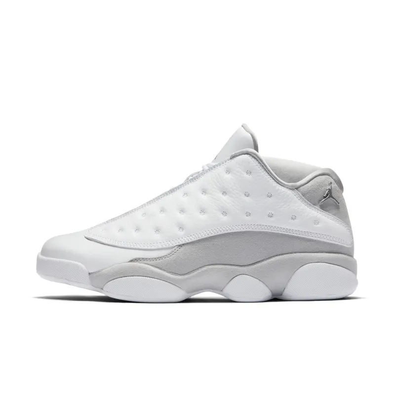 Jordan  13 Retro Low Pure Platinum White/Metallic Silver (310810-100)