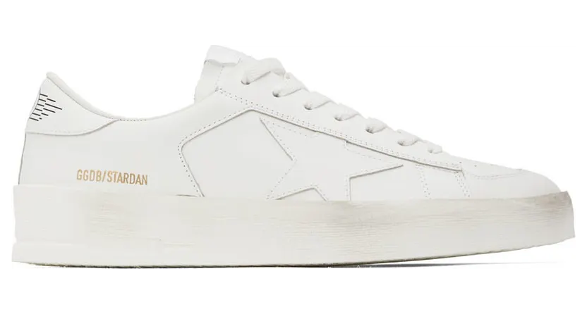 Golden Goose White Stardan Low Top Sneakers (GMF00128.F000566.10100)