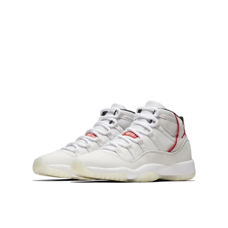 Jordan 11 Retro Platinum Tint (GS) Platinum Tint/University Red-Sail (378038-016)