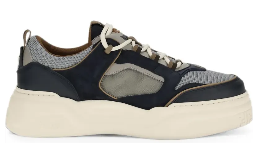 FENDI Force Sneakers mit Einsätzen – Blau (7E1929AY1Y)