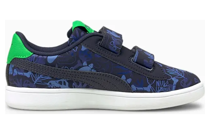 Puma Smash v2 Archeo Summer kinderen Blauw (368792-01)