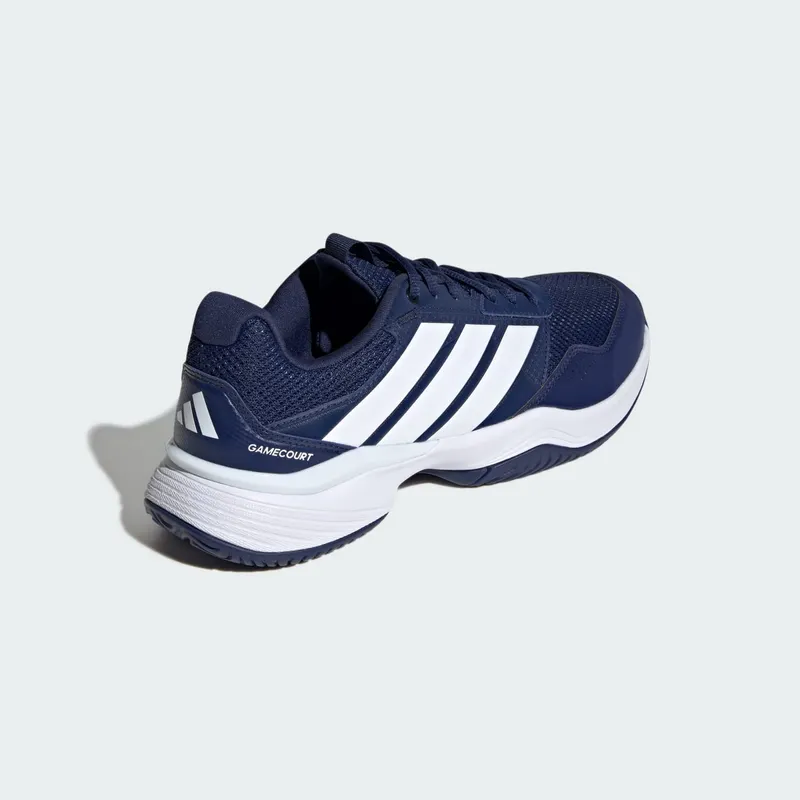 Adidas GameCourt 3 All Court Tennis Shoes Dark Blue / Cloud White / Core Black (KI2863)