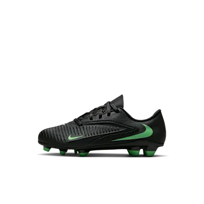 Nike Jr Phantom 6 Low Club ‘ Multi-Ground “Black / Illusion Green” (IV5232-001)