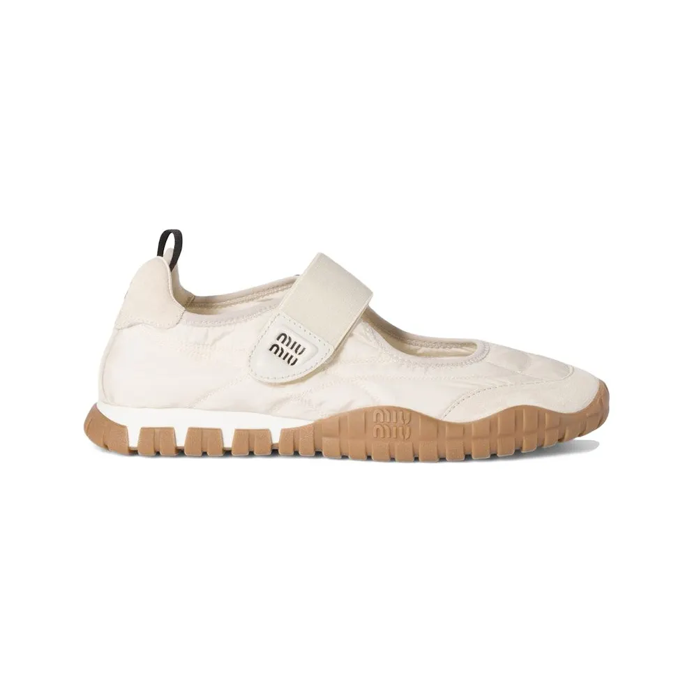 Miu Tyre Ballerinas Ivory (5F416E D7C F0304 F 005)