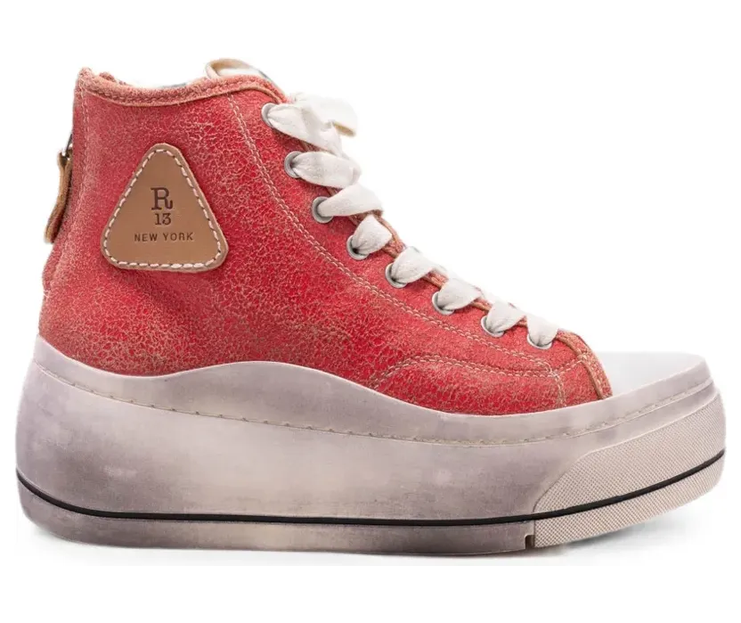 R13 Kurt high-top sneakers – Rood (R13S5029S229A)