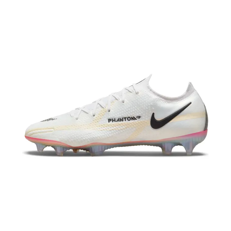 Nike Phantom GT2 Elite FG “White / Bright Crimson / Pink Blast / Black” (CZ9890-121)