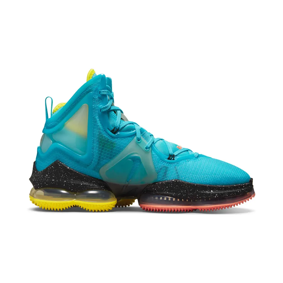 Nike LeBron 19 Christmas – “Aqua Blue / Yellow” (DC9338-400)