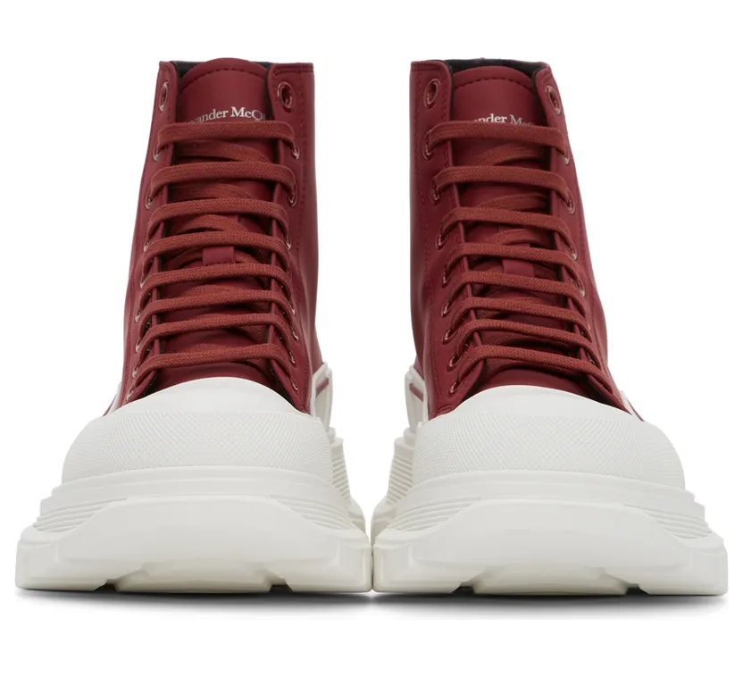 Alexander McQueen Brown Tread Slick High Sneakers (682417W4RJ4) (2)