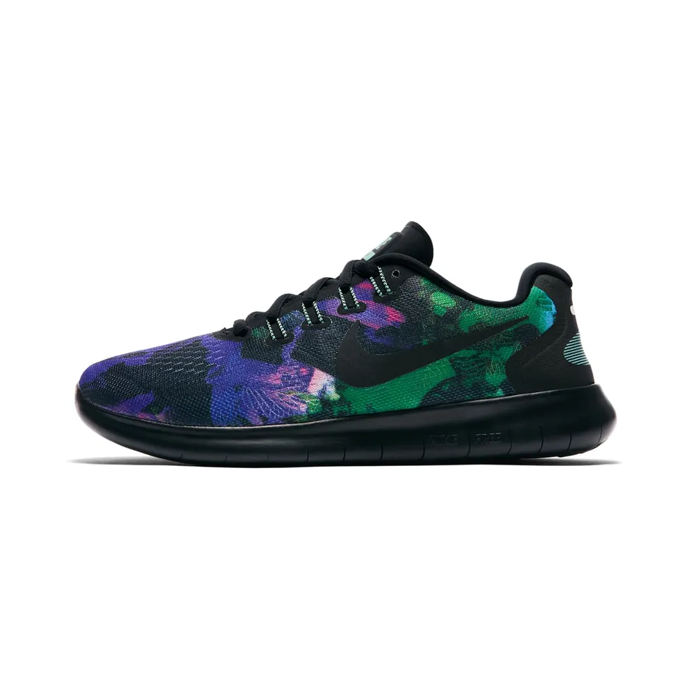 Nike Free Rn 2017 Solstice Black Green Glow (883295-001)