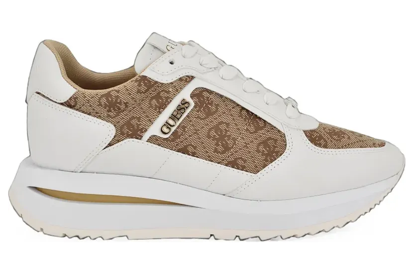 GUESS USA logo-print panelled sneakers – Weiß (GWENERGY3)