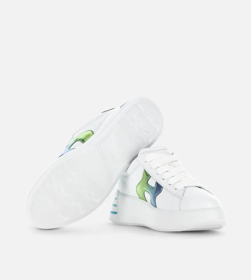 Hogan Rebel White Blue Green (HXW5640DN61N9V0VA3) (4)