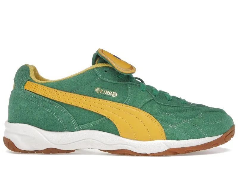 Puma King Indoor Archive Green Yellow Sizzle (401684-02)