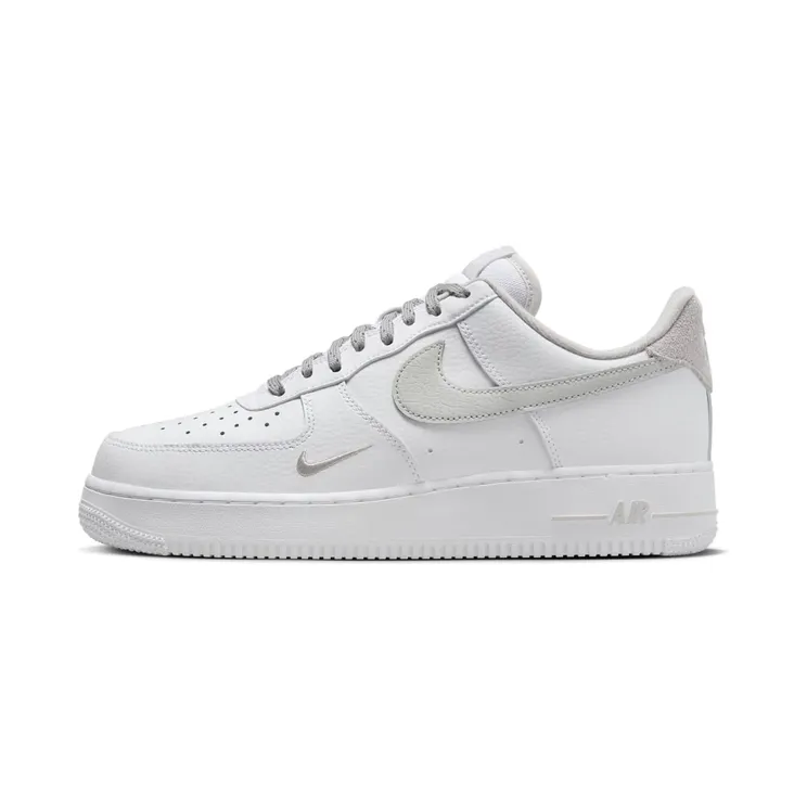 Nike Air Force 1 Low ’07 White Light Iron Ore Reflective Swoosh (FV0388-100)