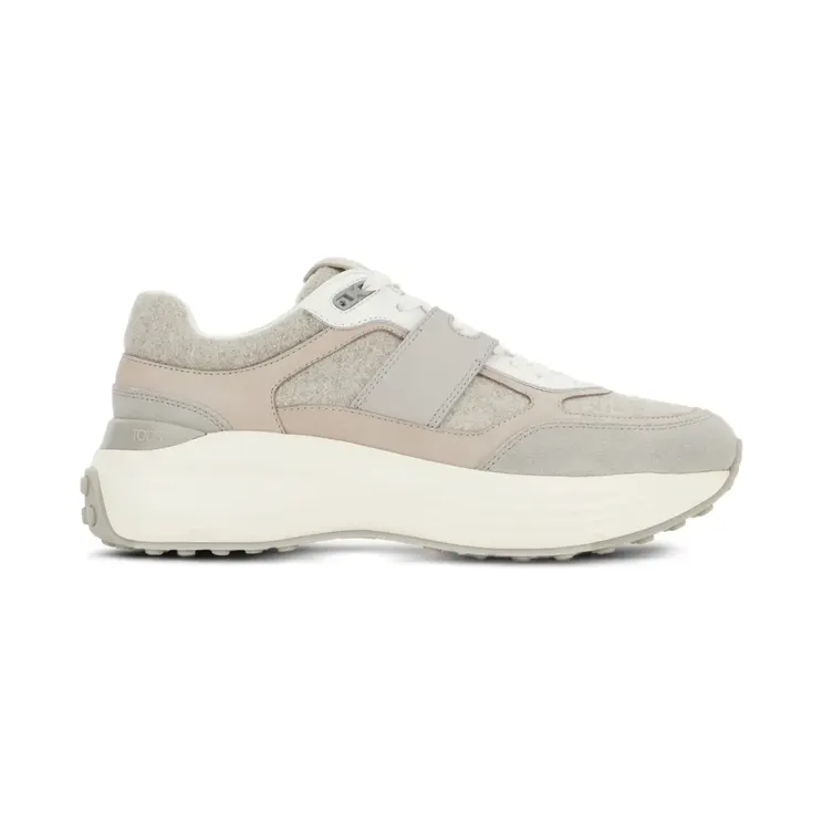 Tod’s Sneakers met vlakken – Beige (XXW81L0JP40UMD)