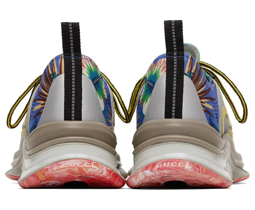 Gucci Blue Run Floral 8470 B.Sp-Mu-G.Sk-S. (698561 UZI10) (2)