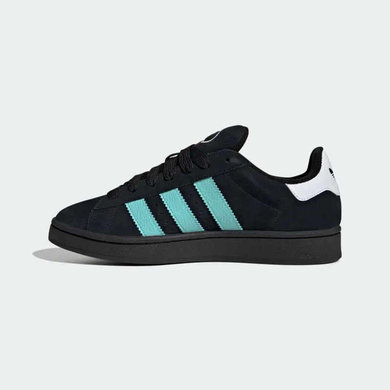 Adidas CAMPUS 00s Core Black / Flash Aqua / Cloud White (JS3204)