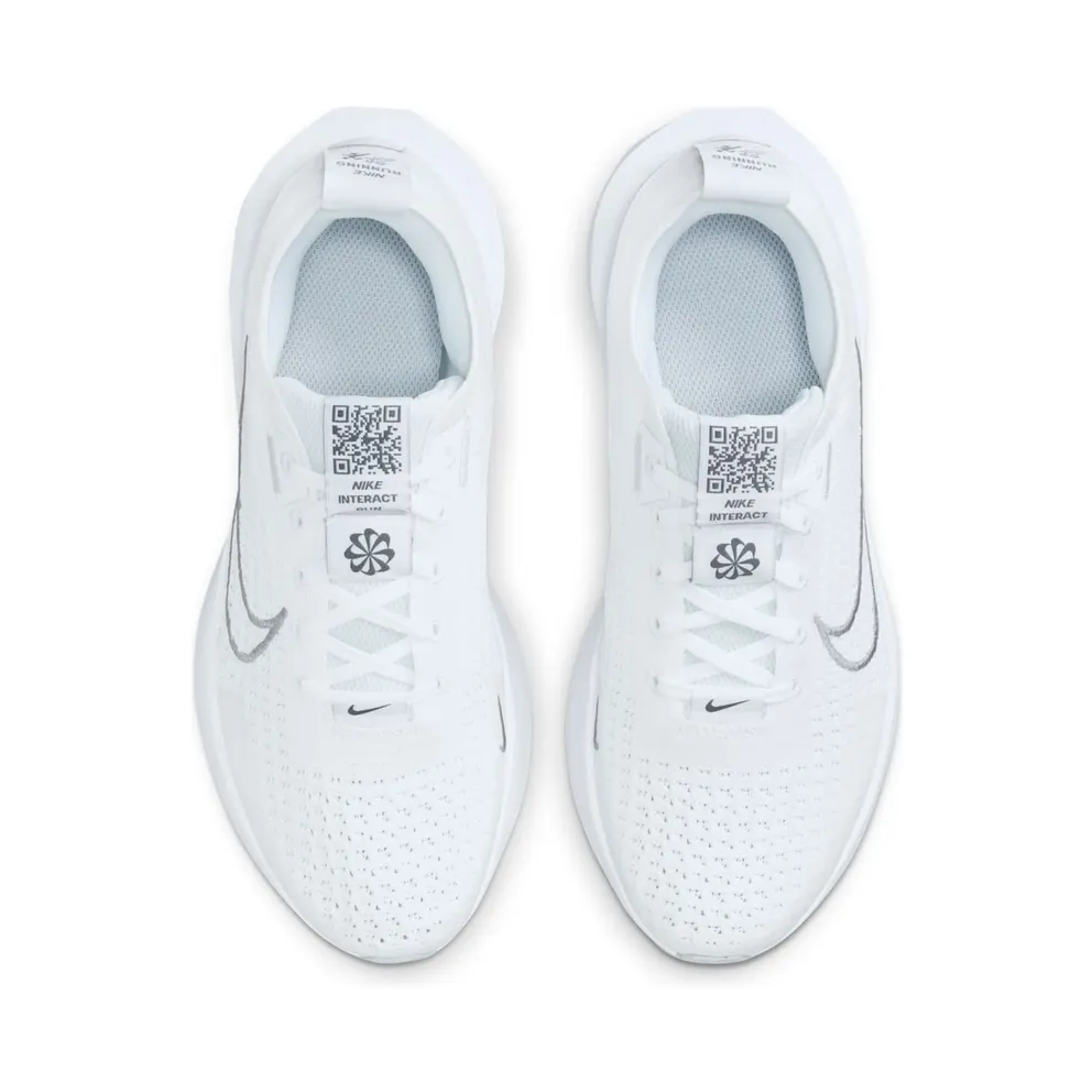 Nike Interact Run White Pure Platinum Metallic Silver (FD2292-100)