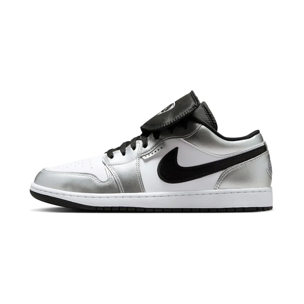 Jordan 1 Low SE “Metallic Silver Tiempo” (IR2278-100)
