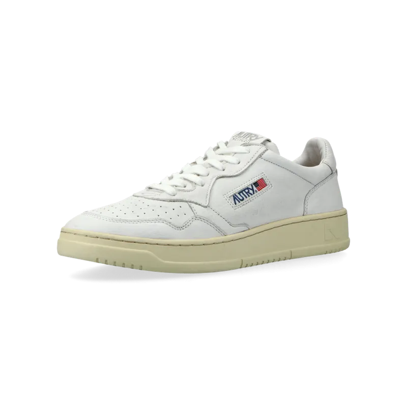 Autry Medalist Low W (weiß / beige) – AULWGG04