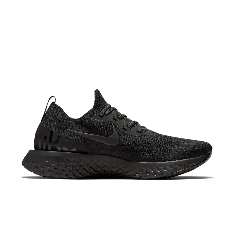 Nike Epic React Flyknit Triple Black (W) Black/Black-Black (AQ0070-003)