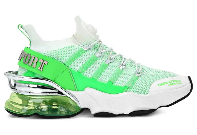 Plein Sport Tiger Attack Gen.X.04 Scratch sneakers – Zwart (SAESUSC0518STE003N)